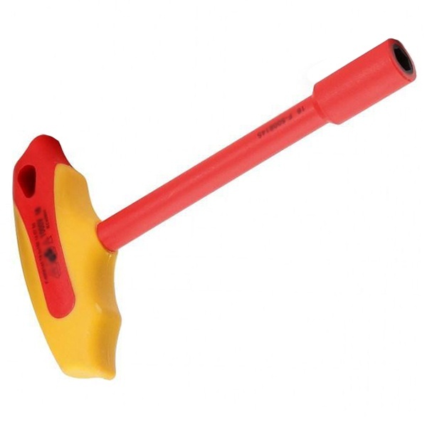 Ключ диэлектрический КВТ торцевой 7мм Т-образный Профи, до 1000В