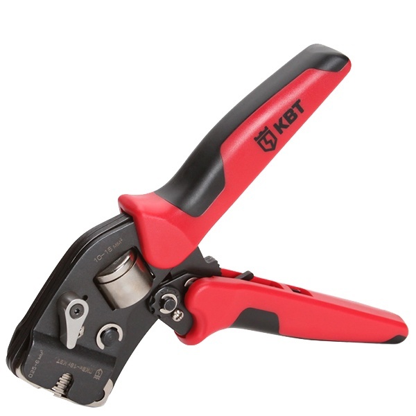 Пресс-клещи торцевые КВТ ПКВк-16т для опрессовки наконечников НШВИ 0,25 - 16мм2 квадратный обжим