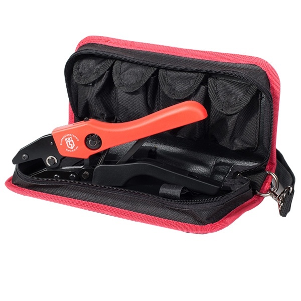 Набор в сумке КВТ СТК+4 Профи пресс-клещи Кримпер с 4 матрицами для опрессовки наконечников 0,25-10