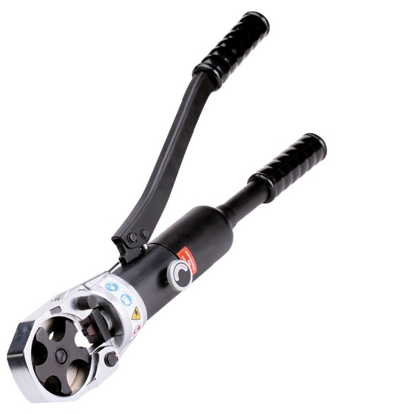 Пресс гидравлический КВТ ручной ПГРс-240 для опрессовки неизолированных наконечников и гильз с АСД