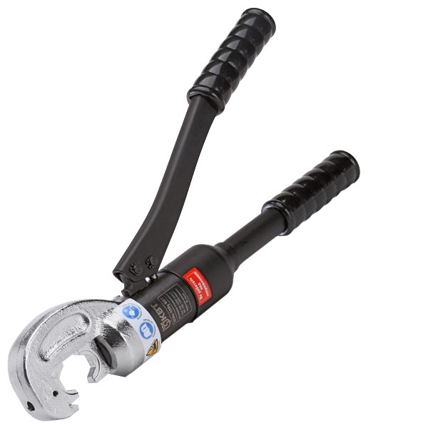 Пресс гидравлический КВТ ручной ПГРс-120у для опрессовки неизолированных наконечников и гильз с АСД