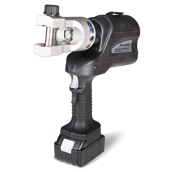 Пресс гидравлический КВТ аккумуляторный ПГРА-300 для опрессовки наконечников до 300 мм2