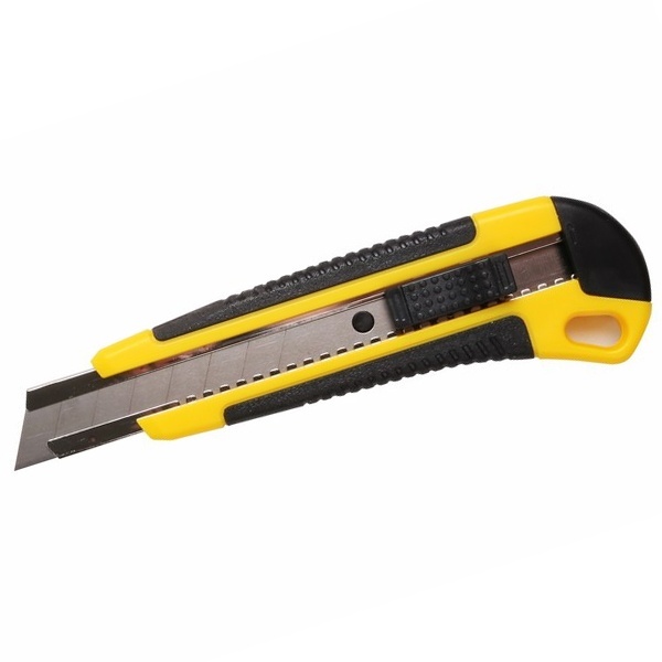 Нож Rexant с сегментированным лезвием 18 мм, корпус ABS пластик обрезиненный