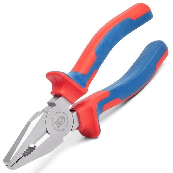 Пассатижи КВТ Мастер, 200мм с двухкомпонентными рукоятками