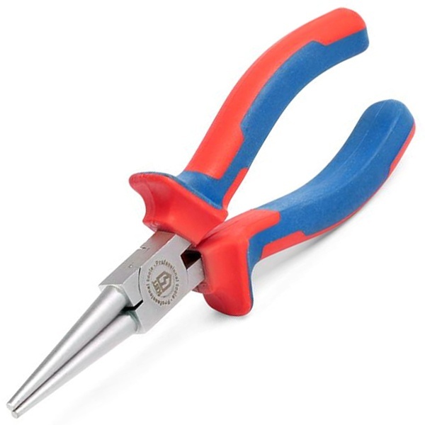 Круглогубцы КВТ Мастер 160мм с двухкомпонентными рукоятками