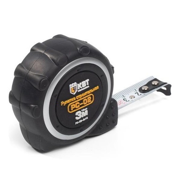 Рулетка строительная КВТ 3 метра РС-02-3х16