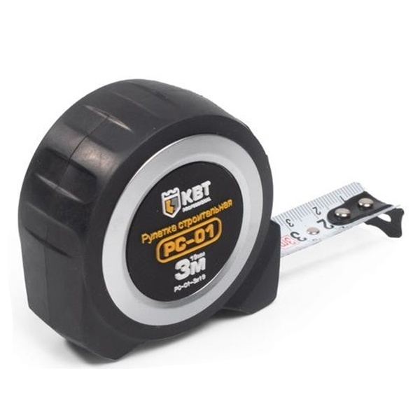 Рулетка строительная КВТ 3 метра РС-01-3х19
