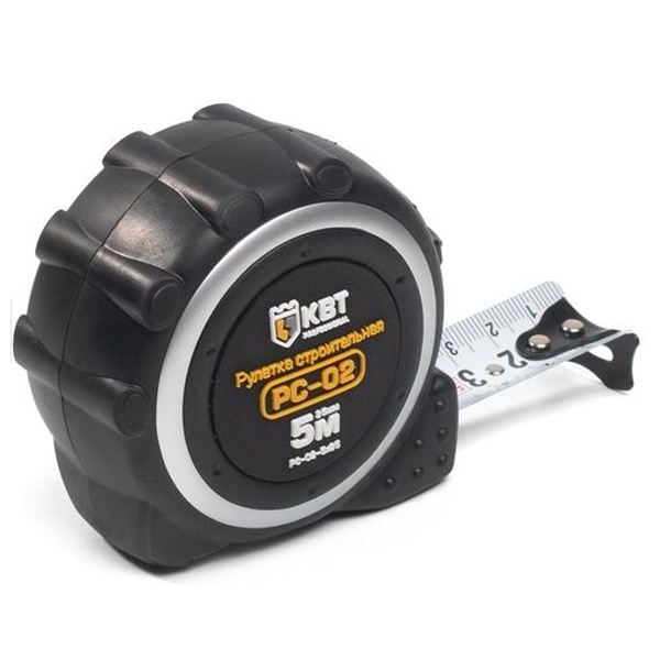 Рулетка строительная КВТ 5 метров РС-02-5х25