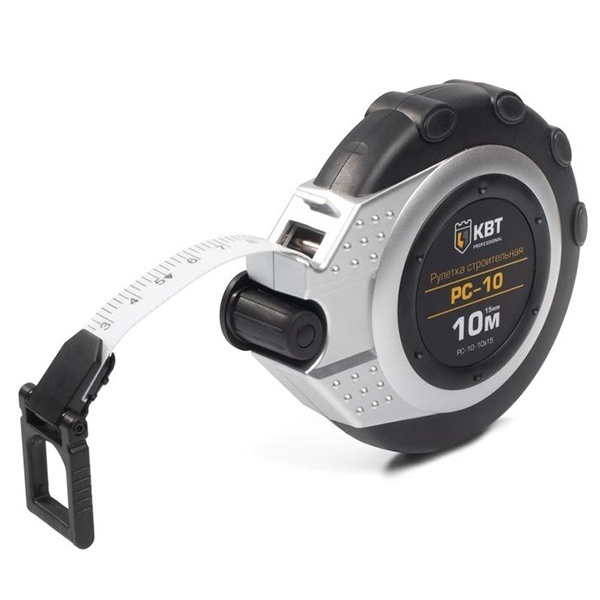 Рулетка строительная КВТ 10 метров РС-10-10х15