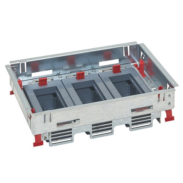 Основание для горизональной установки Mosaic с регулировкой Legrand стандартное исполнение 3x8м