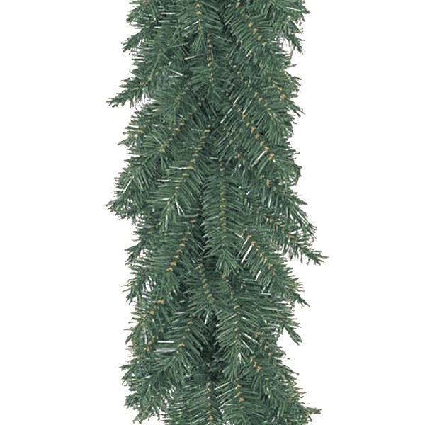 Гирлянда Еловый шлейф, Длина 270см, диаметр 30см, Ветки Литые + ПВХ