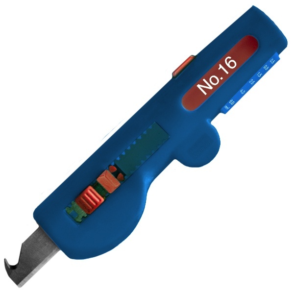 Универсальный инструмент Weicon QUADRO № 16 для работы с NYM-кабелем от 3х1.5 до 5х2.5 мм2