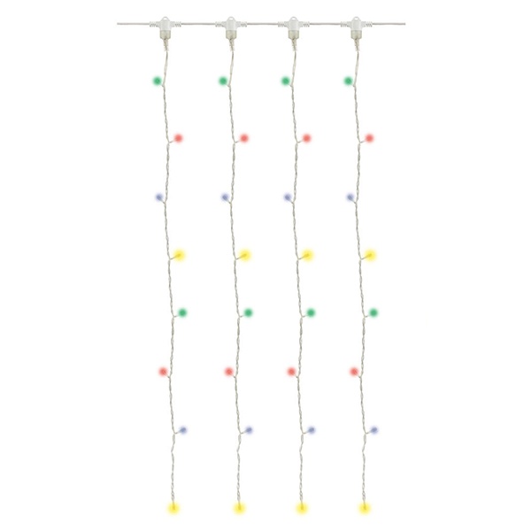 Гирлянда новогодняя TDM Занавес 1,5х2,5 м, белый свет, 8 режимов, наружное использование, IP44