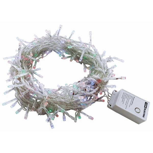 Гирлянда новогодняя TDM светодиодная, СГ 100, 220 В, многоцветная, 5 м, 8 режимов IP20