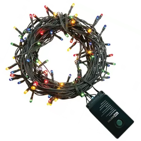 Гирлянда новогодняя TDM МГ 300, 220 В, многоцветная, 15 м, 8 режимов IP20