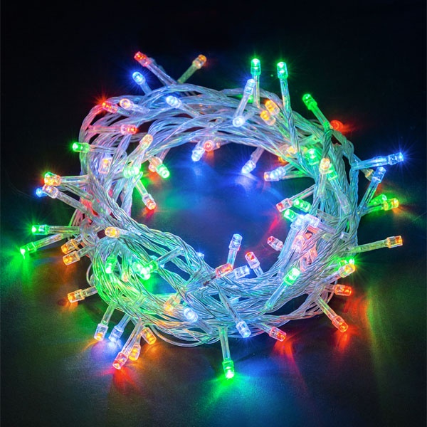 Гирлянда светодиодная TDM СГ100M10, многоцвет., 10м, 8 режимов, 250В, IP20