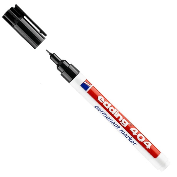 Маркер перманентный Edding E-404 круглый наконечник 0,75мм черный