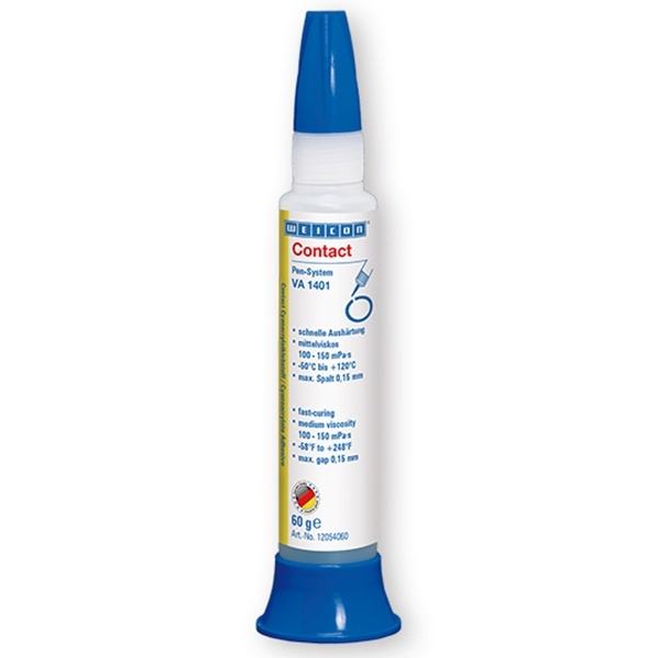 Цианоакрилатный клей Contact VA 1401, вязкость 100-150mPas*s, основа этилат, 60г
