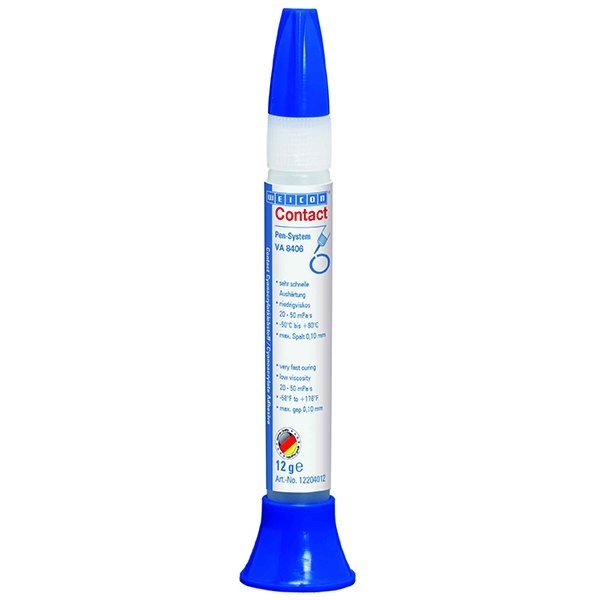 Цианоакрилатный клей Contact VA 8406, вязкость 20-50mPas*s, основа этилат, 12г