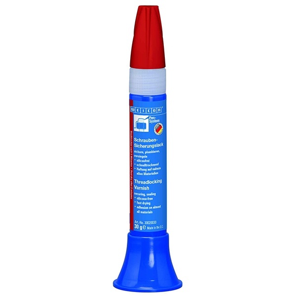 Лак-фиксатор Weicon для болтов (30г) красный