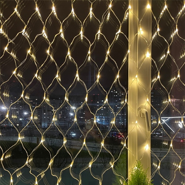 Гирлянда ENOS-01B ЭРА LED Сеть 1,2x1,5m теплый свет, 24V, IP44