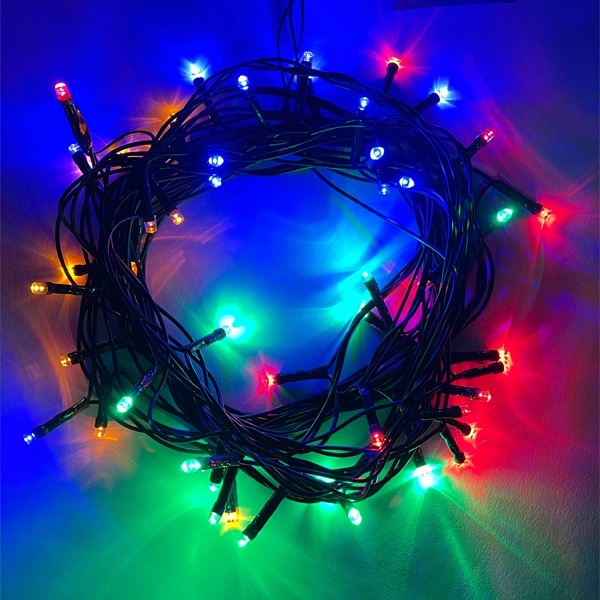 Гирлянда ENIN-5M ЭРА LED Нить 5m мультиколор 8 режимов, 220V, IP20 5056306024603