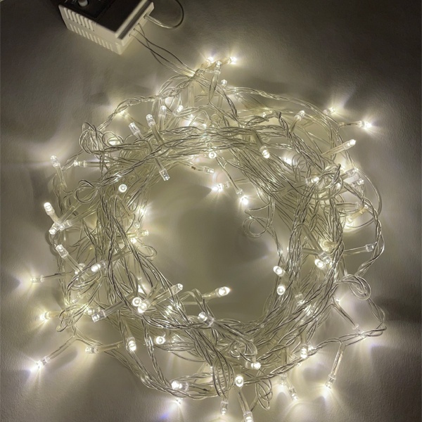 Гирлянда ENIN-10B ЭРА LED Нить 10m теплый свет 8 режимов, 220V, IP20 5056306025822