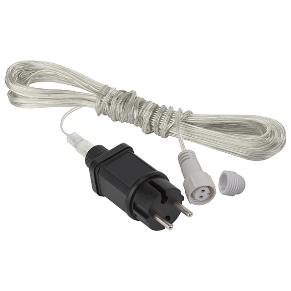 Трансформатор ЭРА ENIT-3 для подключения низковольтных гирлянд, 210-240В/24В 8,4Вт, IP44, 3m