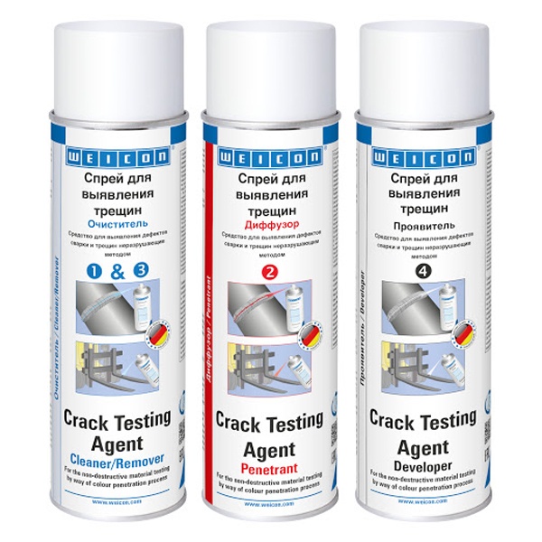 Набор для выявления трещин (wcn11690500 Диффузор, wcn11691500 Проявитель, wcn11692500 Очиститель)