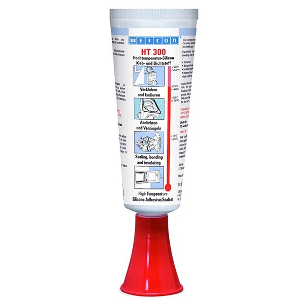 Силикон Weicon HT 300 высокотемпературный красный 85мл