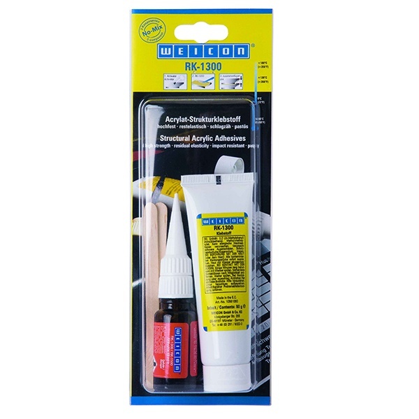 Двухкомпонентный конструкционный клей Weicon RK-1300 60г