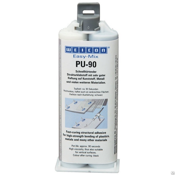 Двухкомпонентный конструкционный клей Weicon Easy-Mix RK-7100 50г