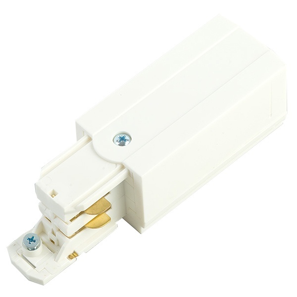 Токоподвод PRO-0431 левый для шинопровода, белый 91240