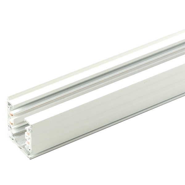 Шинопровод Ш2000-3 для трековых светильников, белый, 2м