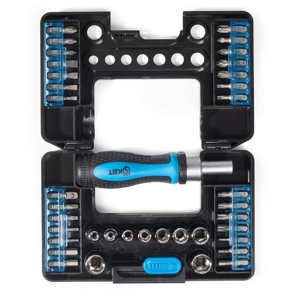 Отвертка КВТ реверсивная с набором бит Мастер НБ-38