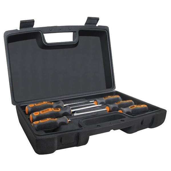 Набор из 6-ти отверток TDM в пластиковом чемоданчике сталь CR-V Алмаз