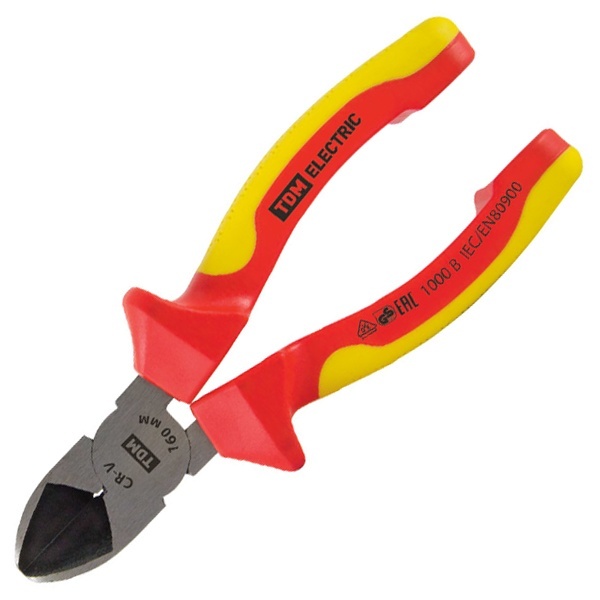 Бокорезы диэлектрические TDM ЭкспертЭлектрик 160 мм до 1000В сталь CR-V