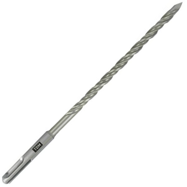 Бур по бетону TDM Рубин SDS-Plus, 2 резца 6х210х150мм, пластиковый держатель, 1 шт