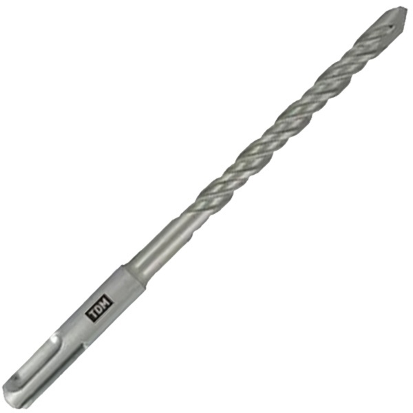 Бур по бетону TDM Рубин SDS-Plus, 2 резца 8х160х100мм, пластиковый держатель, 1 шт