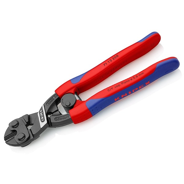 Болторез Knipex CoBolt фосфатированные, черного цвета 200 мм, пружина