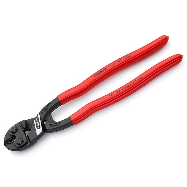 Болторез Knipex CoBolt XL фосфатированные, черного цвета 250 мм, с выемкой