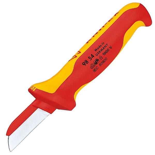 Резак для кабелей Knipex прямое изолированное лезвие 190мм VDE 1000V