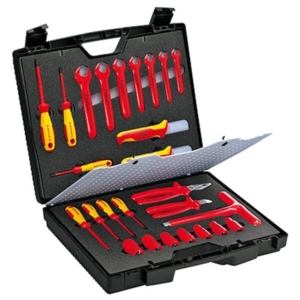 Чемодан с диэлектрическим инструментом Knipex VDE 1000V 26 предметов