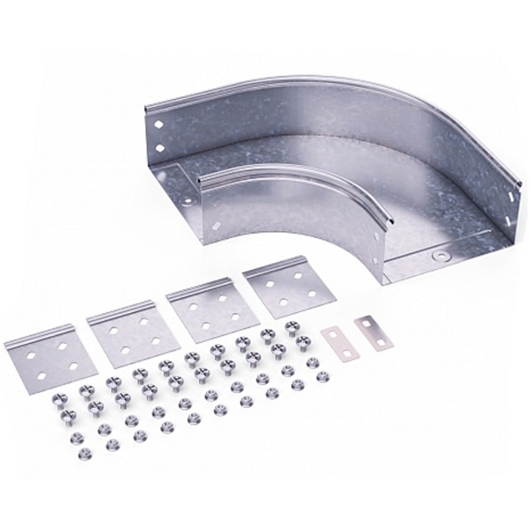 Угол DKC CPO 90 горизонтальный 90 градусов 50х50 в комплекте с крепежными элементами и пластинами