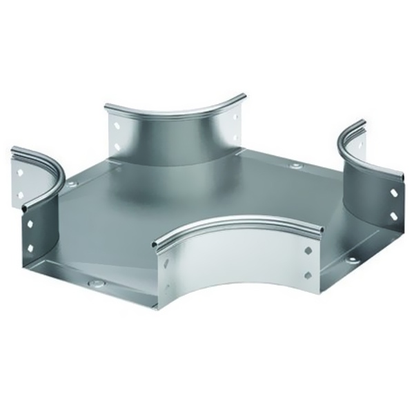 Ответвитель DKC DPX крестообразный 100х50 в комплекте с крепежными элементами и пластинами