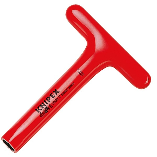 Торцовый ключ Knipex 19мм с Т-образной ручкой 200мм диэлектрический VDE 1000V