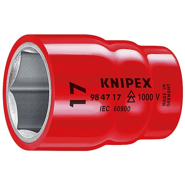 Торцовая головка Knipex диэлектрическая 14мм под квадрат 1/2 дюйма VDE 1000V