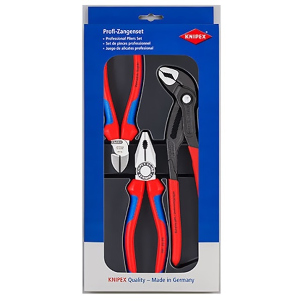 Набор инструмента Knipex Bestseller пассатижи, бокорезы, клещи переставные Cobra