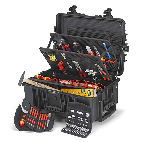 Чемодан с инструментом Knipex Robust45 Elektro 63 предмета