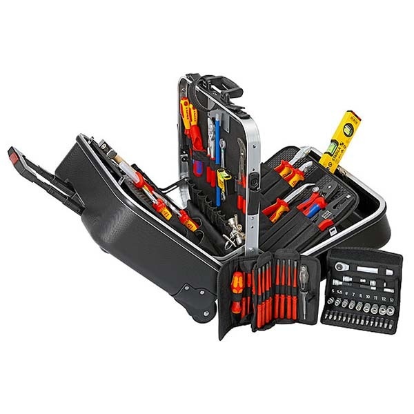 Чемодан с инструментом Knipex BIG Twin Move Elektro 63 предмета